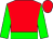 Red, green belt, red hoop on green sleeves, red cap (Cornelia Whalen)
