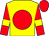 Yellow, red ball, yellow armlets on red sleeves, red cap (Top Racing, Llc And Gds Racing Stable)