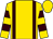 Gold, Brown Braces, brown hoops on sleeves (Alter's Racing Stable, Inc)