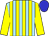 Sky blue and yellow stripes, yellow sleeves, blue hoop, blue cap (Siskin, Jeff, Levy, Arnold Aron And Fawkes Racing, Inc)