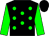 Black, green dots, green sleeves, black cap (Ridenjac Racing)