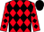 Red, black diamonds, black cap (Javier Negrete)