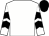 White, black chevrons on sleeves, black cap (Hunt, Donald F And Kohlsdorf, Mike)