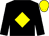 Black, Yellow Diamond & cap (Bates Stable, Inc)