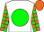 White, green disc, green and orange checked sleeves, orange cap (Run It Twice Racing)
