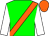 Green, orange sash, white sleeves, orange cap (Waterville Lake Stable)