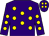 Purple, gold dots, gold dots on purple cap (Jacks or Better Farm, Inc)