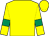 Yellow, emerald green armlets, Yellow cap (Rohan Crichton)
