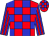Red, Blue Blocks, Blue and Red Stripes on sleeves (Roger Miller)