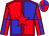 red and blue quartered, red seams, red star (Renaldo Richards)