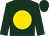 Hunter green, gold disc, hunter green cap (C And C Equine, Llc)