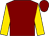 Maroon, gold sleeves (Acker, Tom, Miller, Andy, Becker, Barry And Judith And Spawr, William)