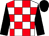 White, red checks, black sleeves and cap (Anatolia, Inc)