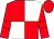 Red and white quarters, red bars on sleeves, red cap (Fox Hill Farms, Inc And Siena Farm Llc)