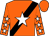 Orange, black sash, white star, white stars on orange sleeves, orange cap (Starship Stables)